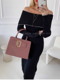 Shopper kabelka taupe N 11